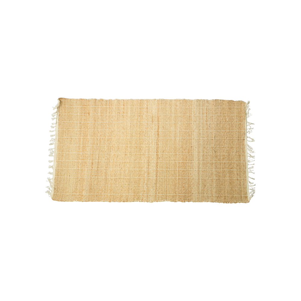 Handcrafted Organizer Basket Set Of 03 in Seagrass + Cotton - ECOB-406