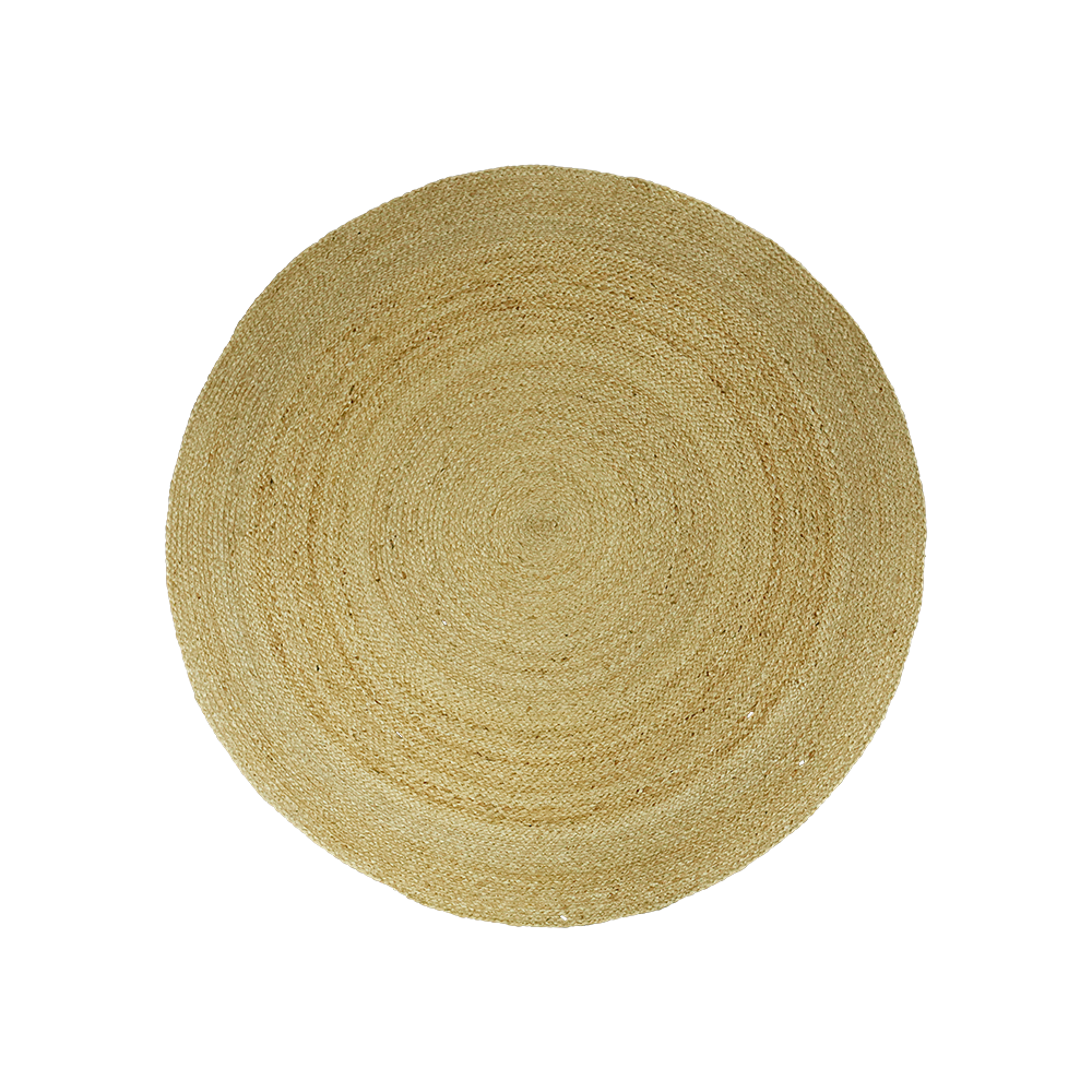 Natural + White Basket - Seagrass + Jute - ECOB-401