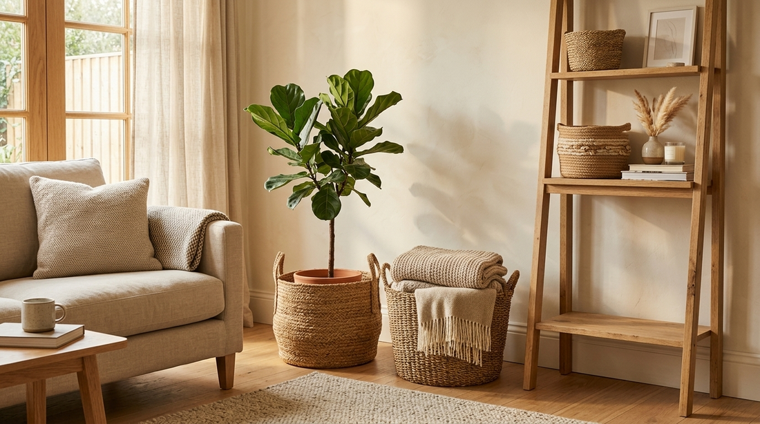 5 Ways To Style Natural Fiber Baskets