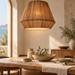 Jute & Iron Pendant Lampshade with Hanging Kit – Natural – ECOL-3509