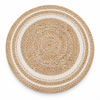 Braided Jute & Cotton Round Rug – 100 cm