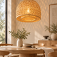 Bamboo Pendant Lampshade with Hanging Kit – Natural – ECOL-3513