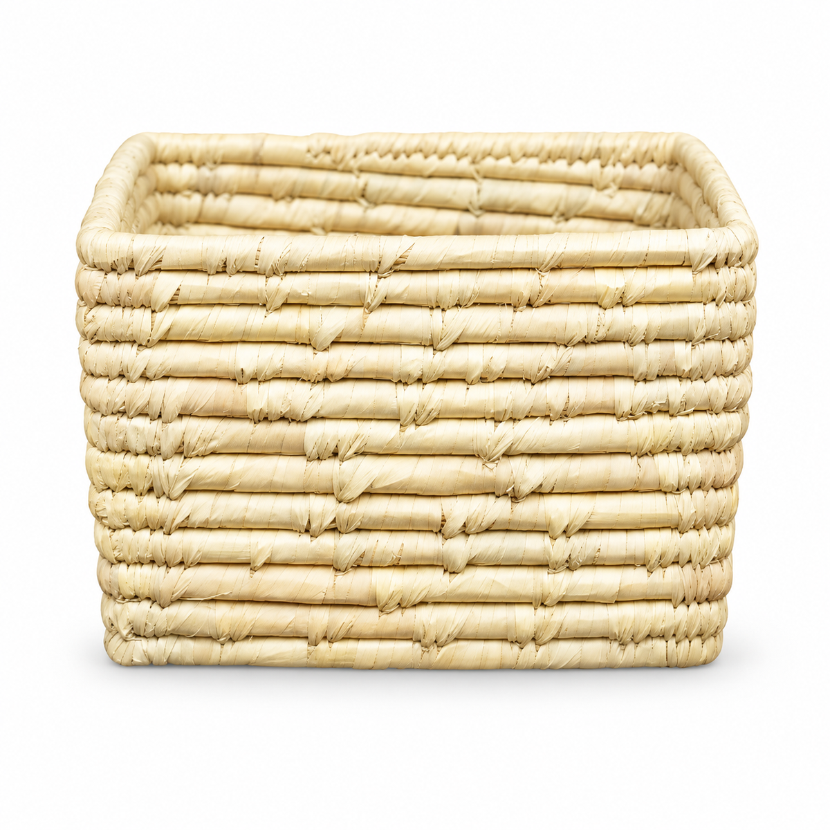 Kans Grass & Date Leaf Organizer Basket – Natural