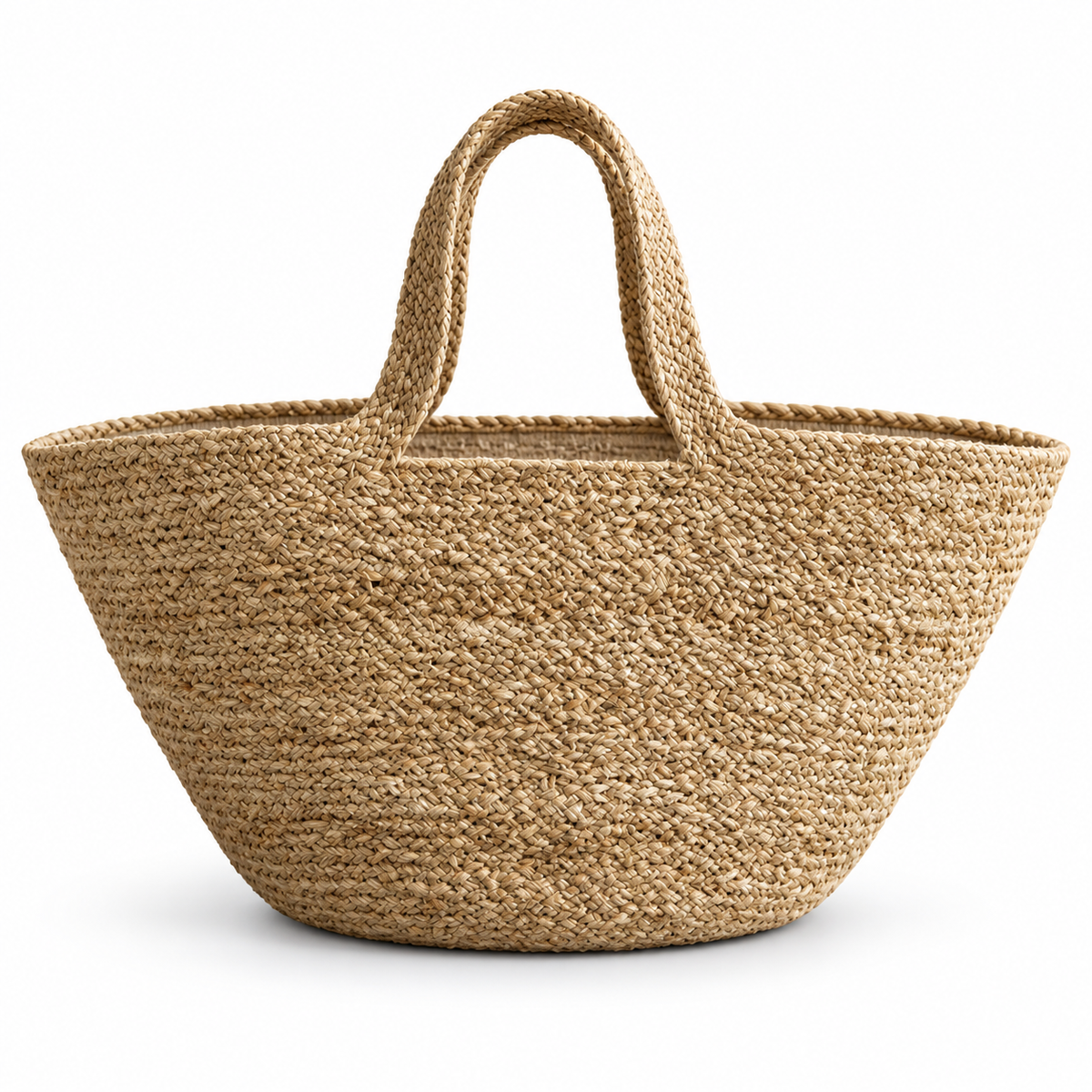 Braided Jute Market Bag – Natural