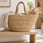 Braided Jute Market Bag – Natural