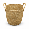 Seagrass Storage Basket with Handles