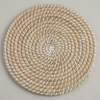 Kans Grass Placemat – Natural / White – 35 cm