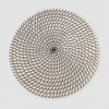 Kans Grass Placemat – Black / White – 35 cm