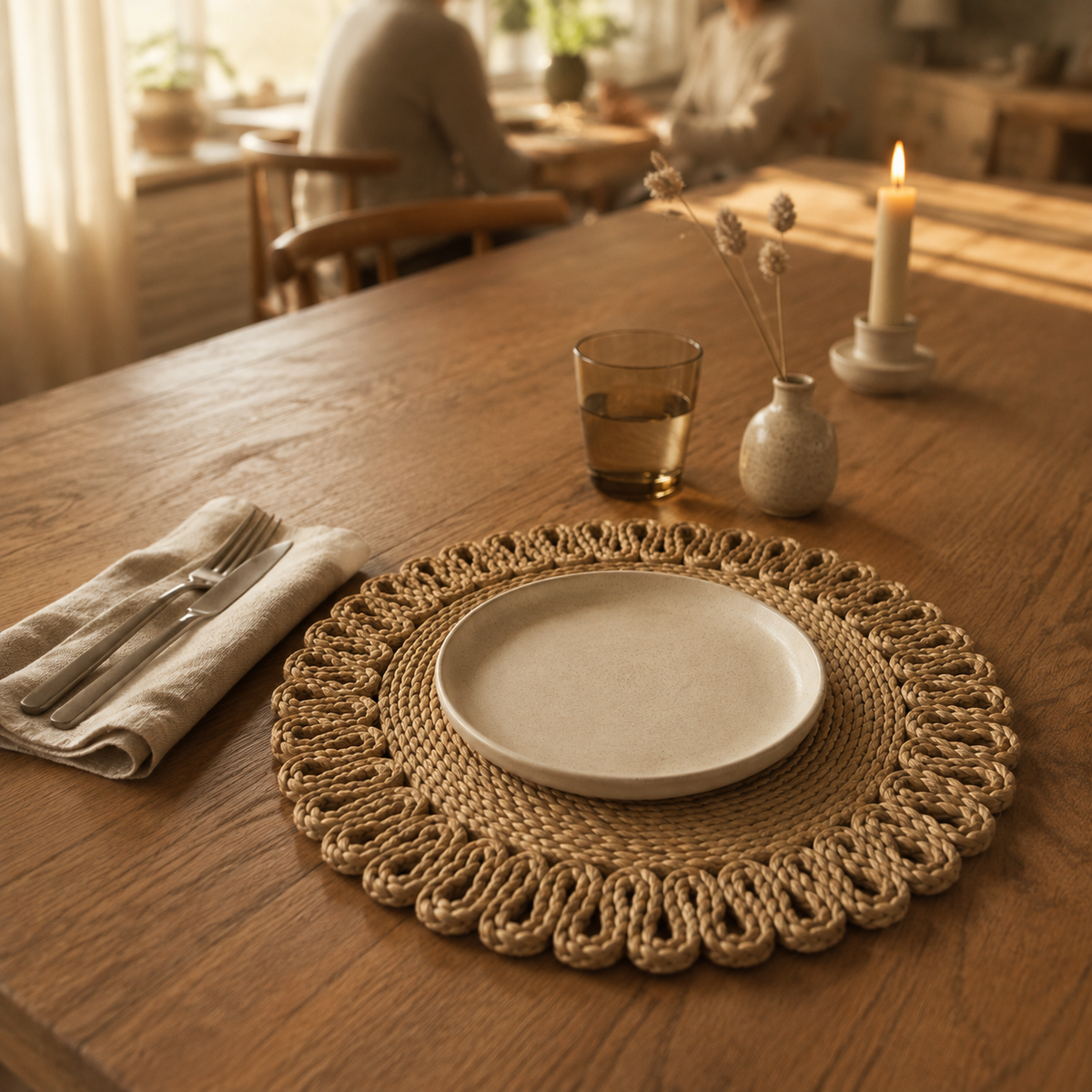 Jute Placemat – Natural – 35 cm