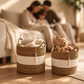 Seagrass Storage Baskets, Set of 2 – Natural / White in an interior