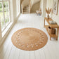 Jute Openwork Round Rug – Natural – 100 cm
