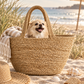 Braided Jute Market Bag – Natural
